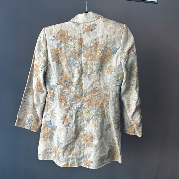 Jennifer Moore Petites size 2p 100% Linen #B16 - Picture 4 of 5